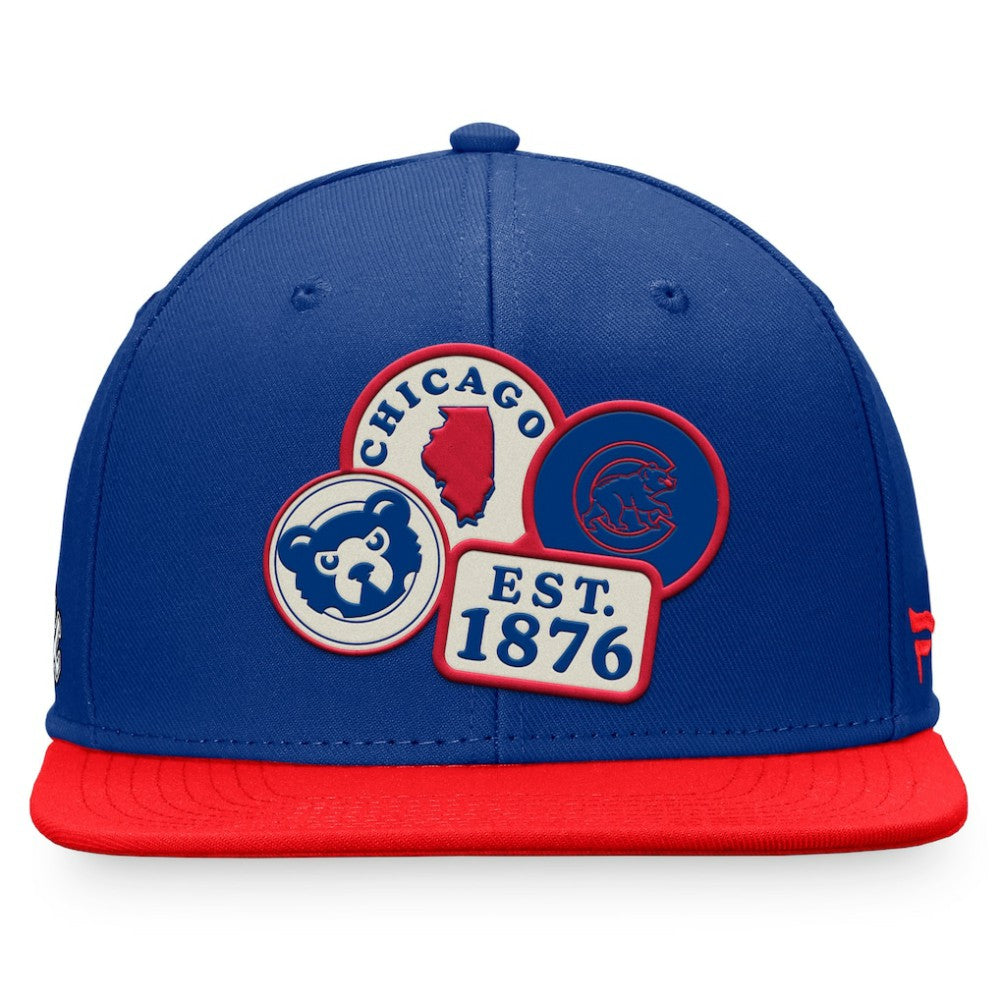 Chicago Cubs Fanatics Heritage Patch Fitted Hat Sale