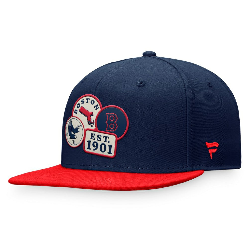 Boston Red Sox Fanatics Heritage Patch Fitted Hat On Sale