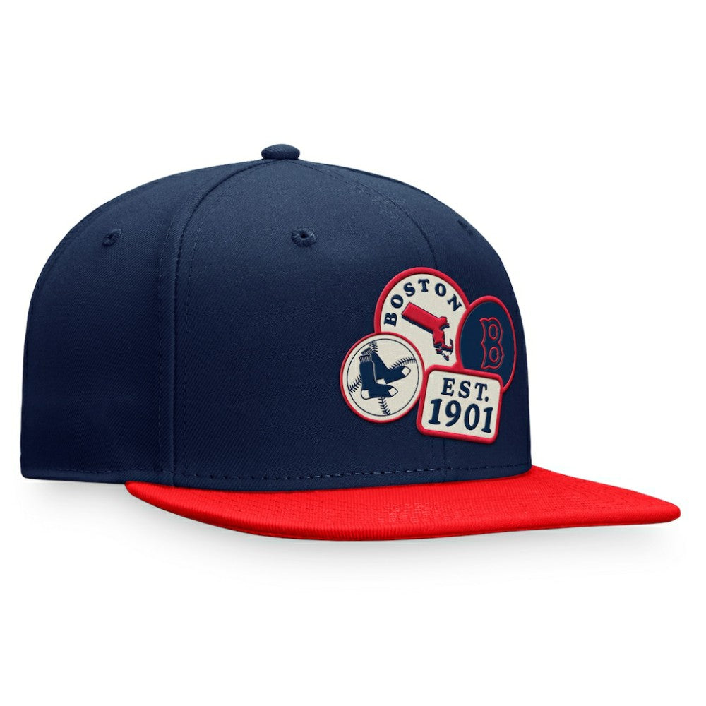 Boston Red Sox Fanatics Heritage Patch Fitted Hat On Sale