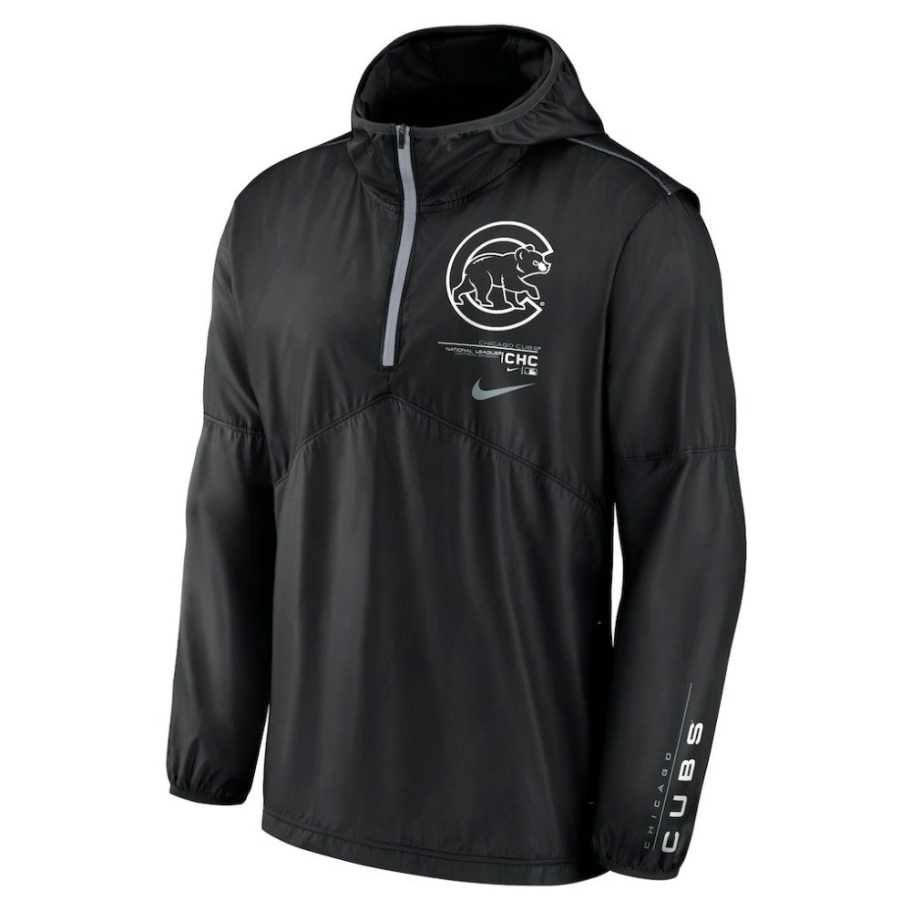 Chicago Cubs Nike Authentic Night Game Performance Half-Zip Windbreaker Online