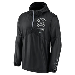 Chicago Cubs Nike Authentic Night Game Performance Half-Zip Windbreaker Online