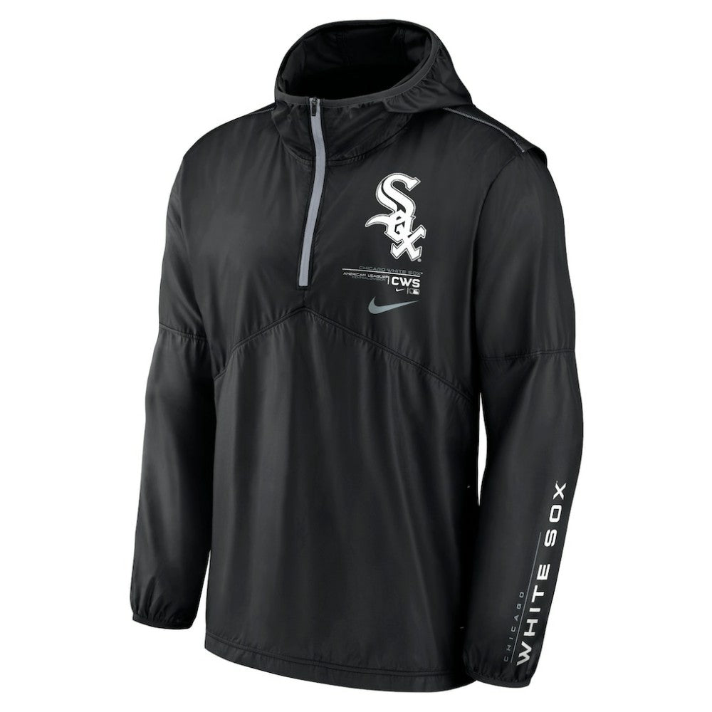 Chicago White Sox Nike Authentic Night Game Performance Half-Zip Windbreaker Clearance