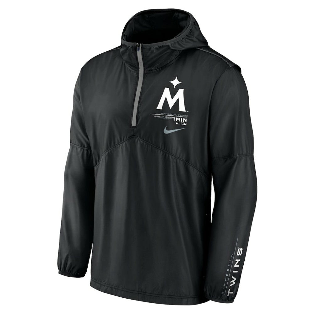 Minnesota Twins Nike Authentic Night Game Performance Half-Zip Windbreaker On Sale