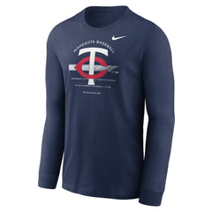 Minnesota Twins Nike Over Arch Performance Long Sleeve T-Shirt Sale