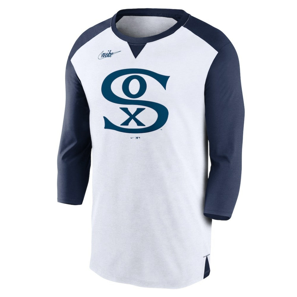 Chicago White Sox Nike Rewind 3/4-Sleeve T-Shirt Lifestyle