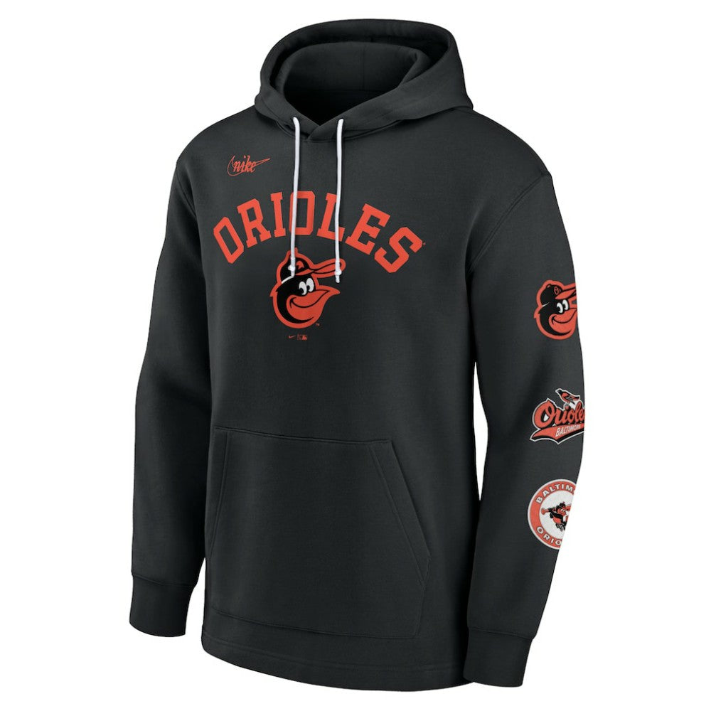 Baltimore Orioles Nike Rewind Lefty Pullover Hoodie On Sale