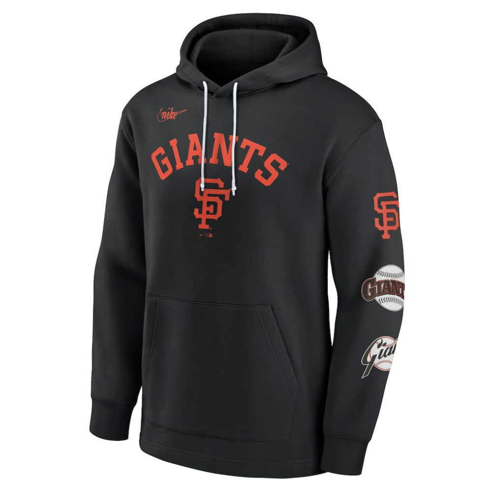 San Francisco Giants Nike Rewind Lefty Pullover Hoodie On Sale
