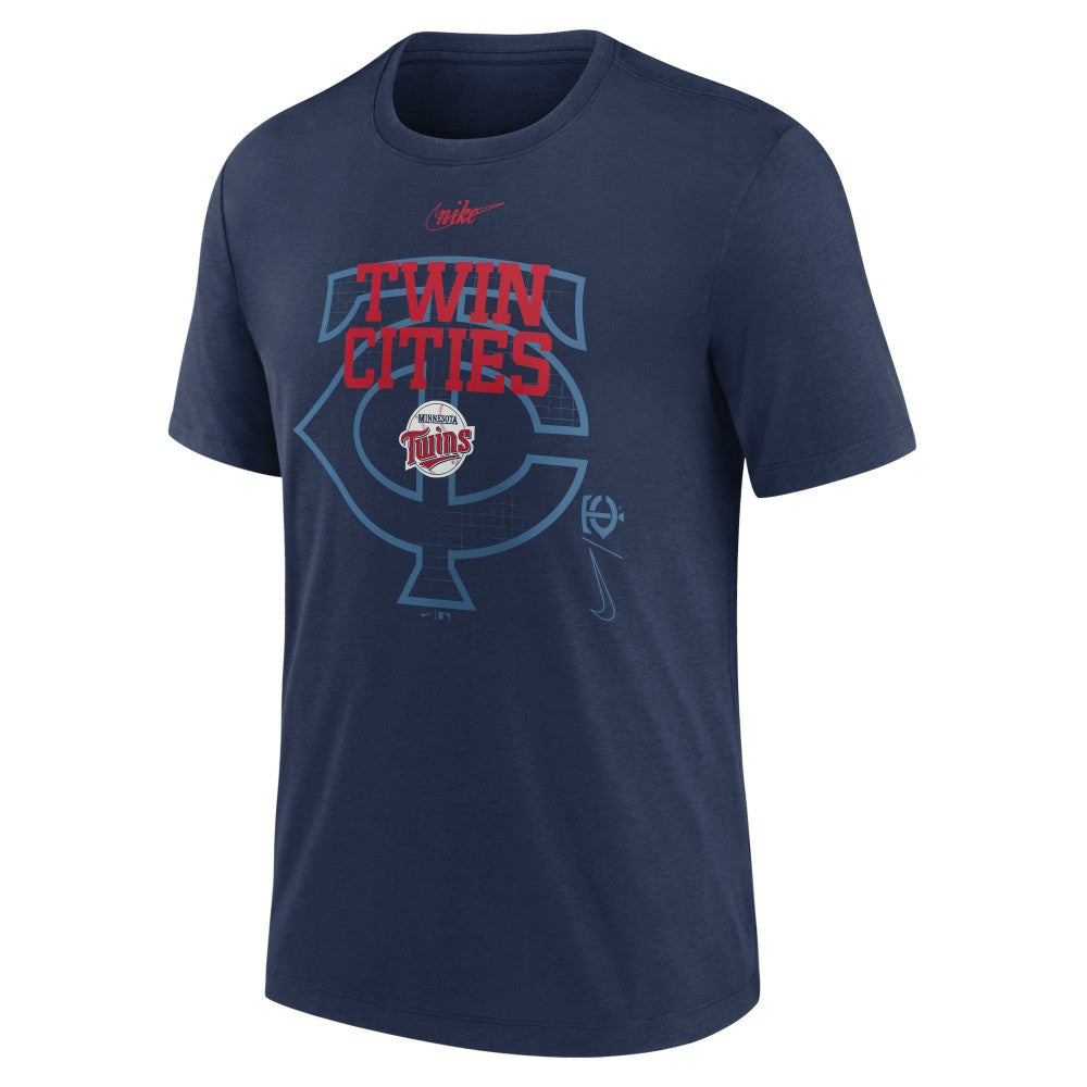 Minnesota Twins Nike Rewind Retro Tri-Blend T-Shirt for sale