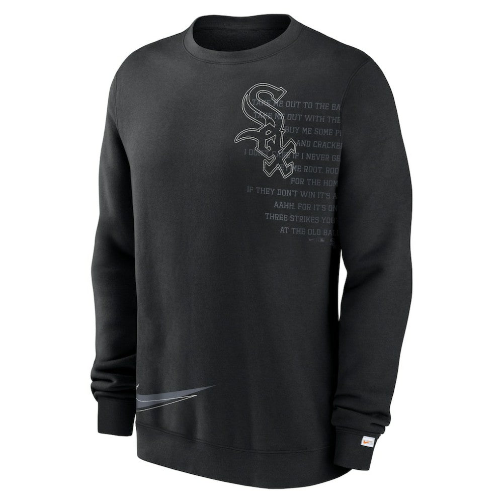 Chicago White Sox Nike Statement Ball Game Fleece Pullover Sweatshirt Clearance