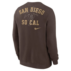 San Diego Padres Nike Statement Ball Game Fleece Pullover Sweatshirt for sale