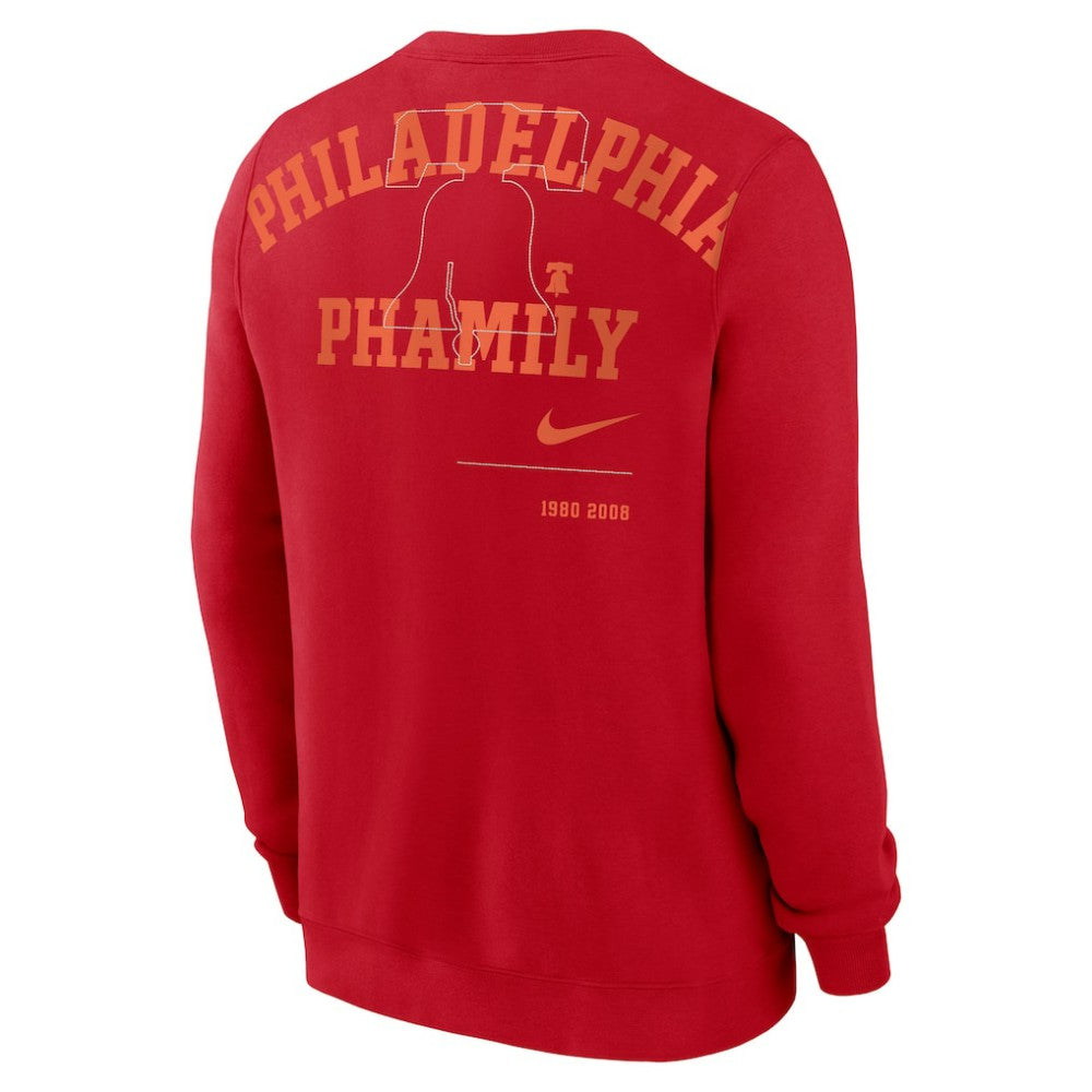Philadelphia Phillies Nike Statement Ball Game Fleece Pullover Sweatshirt Clearance