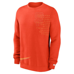 San Francisco Giants Nike Statement Ball Game Fleece Pullover Sweatshirt Clearance