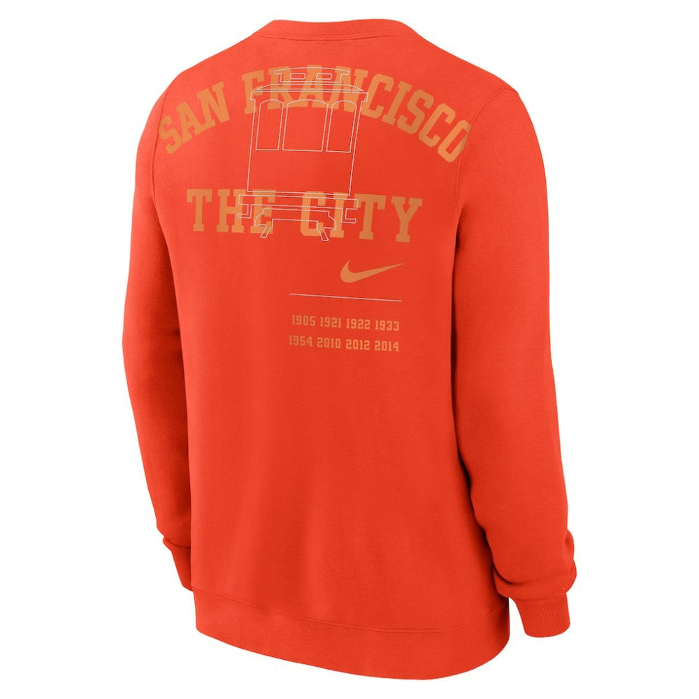 San Francisco Giants Nike Statement Ball Game Fleece Pullover Sweatshirt Clearance