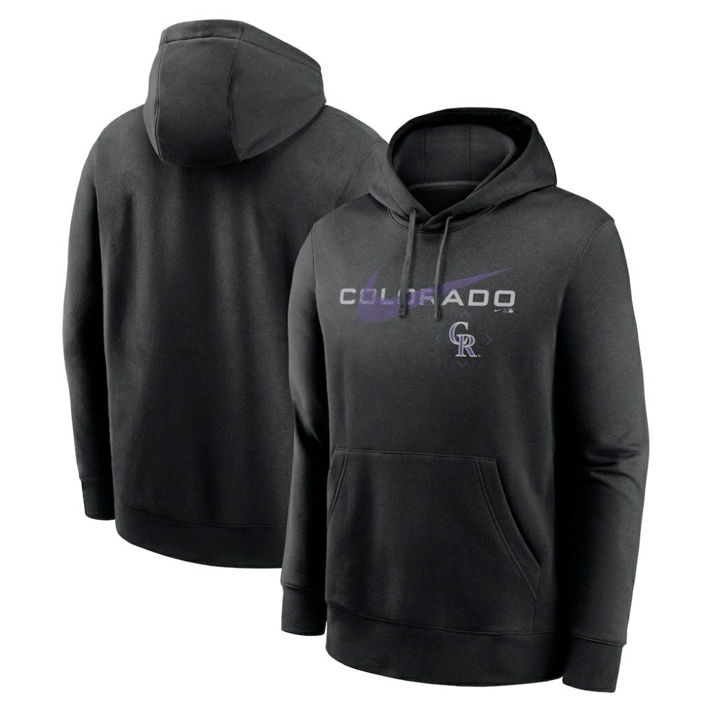 Colorado Rockies Nike Swoosh NeighborHOOD Pullover Hoodie Sale