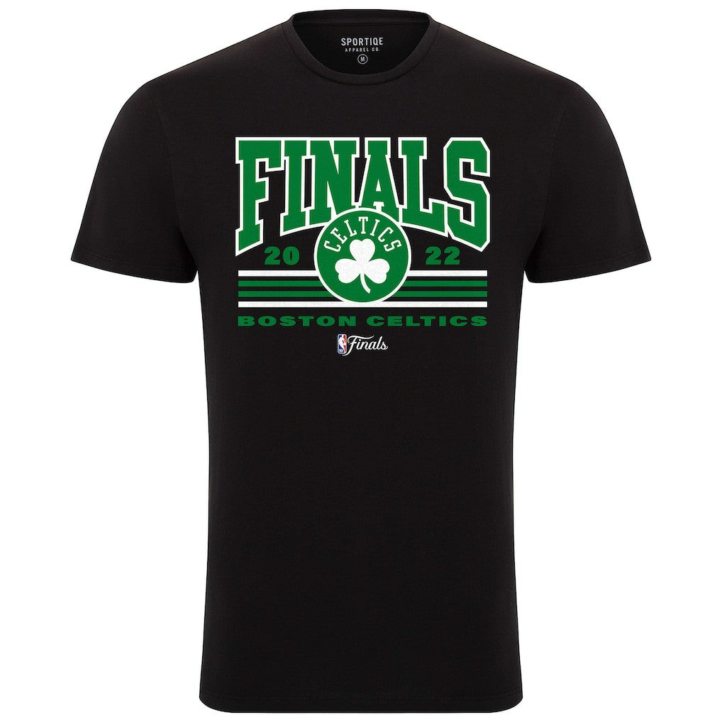 NBA - Boston Celtics Sportiqe 2022 NBA Finals Bingham T-Shirt - Black