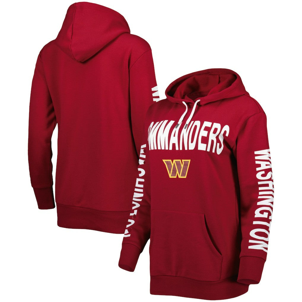 Washington Commanders G-III 4Her by Carl Banks Women's Extra Point Pullover Hoodie Burgundy - NFL