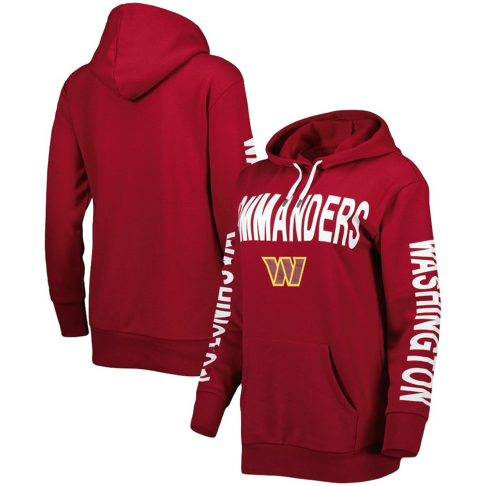 Washington Commanders G-III 4Her by Carl Banks Women's Extra Point Pullover Hoodie Burgundy - NFL