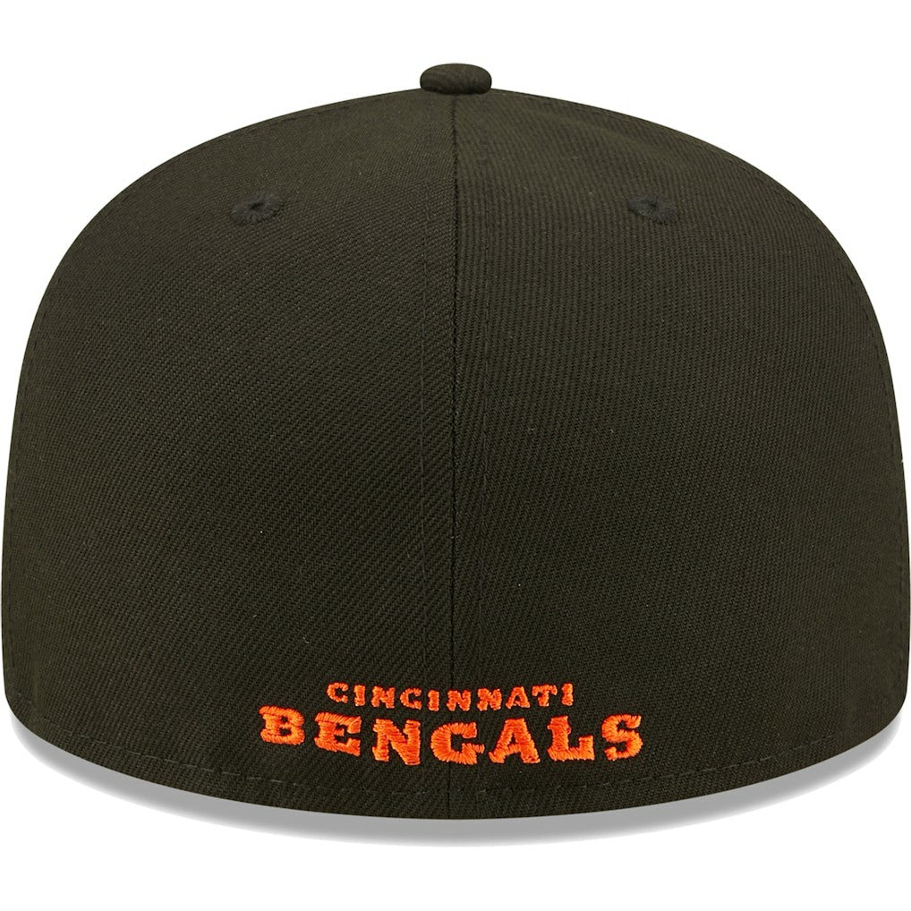 Cincinnati Bengals New Era Flawless 59FIFTY Fitted Hat Black - NFL