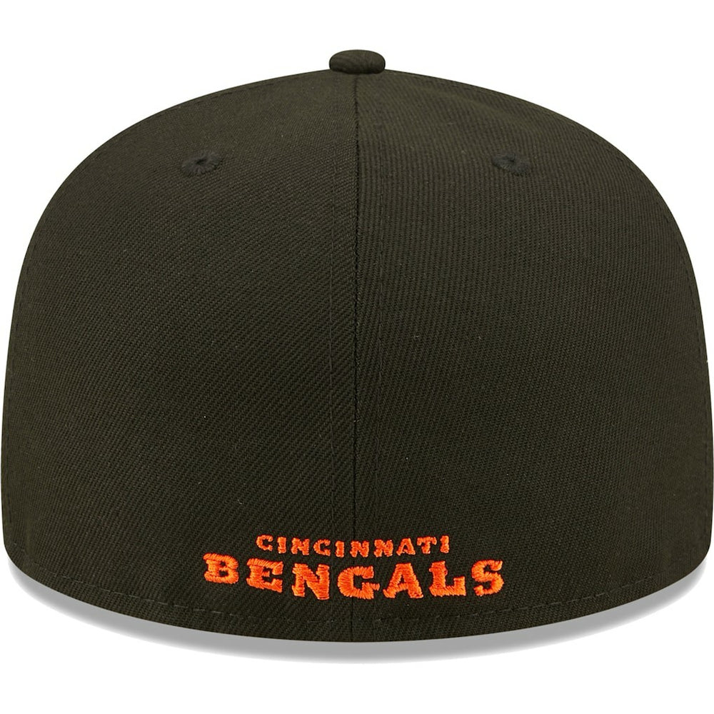 Cincinnati Bengals New Era Flawless 59FIFTY Fitted Hat Black - NFL