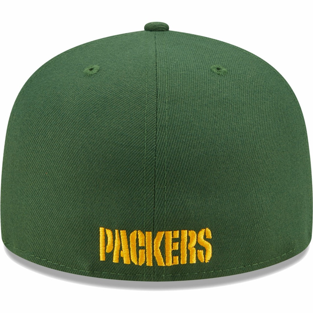 Green Bay Packers New Era Flawless 59FIFTY Fitted Hat Green - NFL