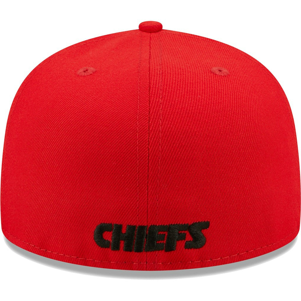 Kansas City Chiefs New Era Flawless 59FIFTY Fitted Hat Red - NFL
