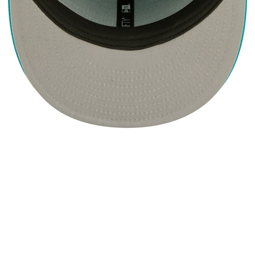 Miami Dolphins New Era Flawless 59FIFTY Fitted Hat Aqua - NFL