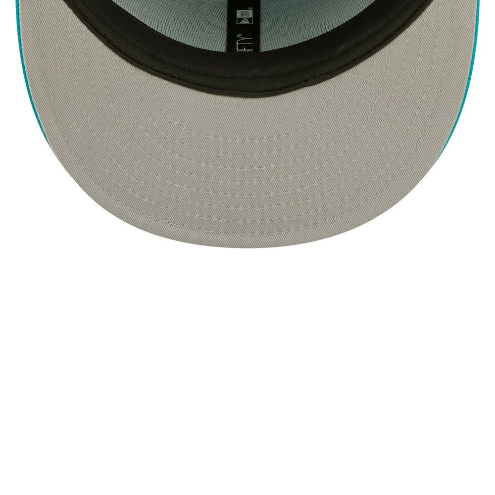 Miami Dolphins New Era Flawless 59FIFTY Fitted Hat Aqua - NFL