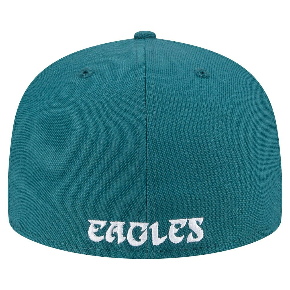 Philadelphia Eagles New Era Flawless 59FIFTY Fitted Hat Midnight Green - NFL