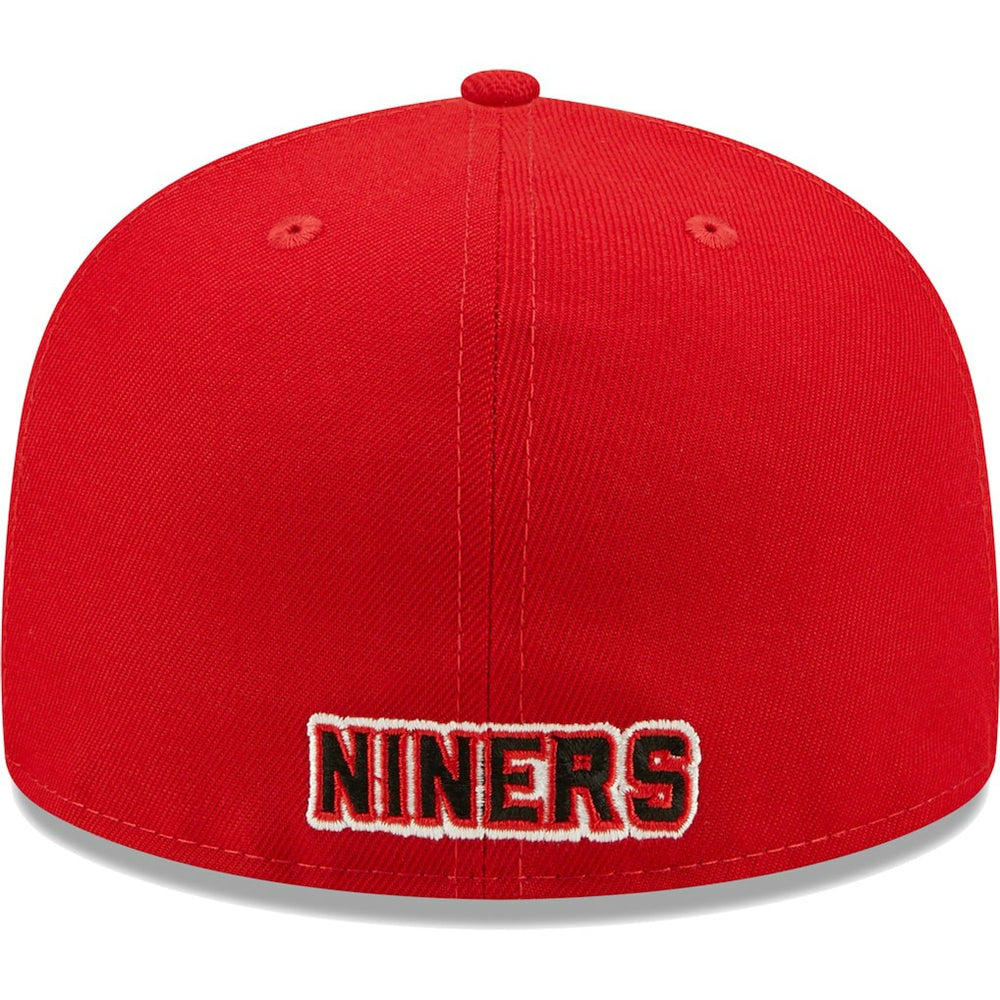 San Francisco 49ers New Era Flawless 59FIFTY Fitted Hat Scarlet - NFL