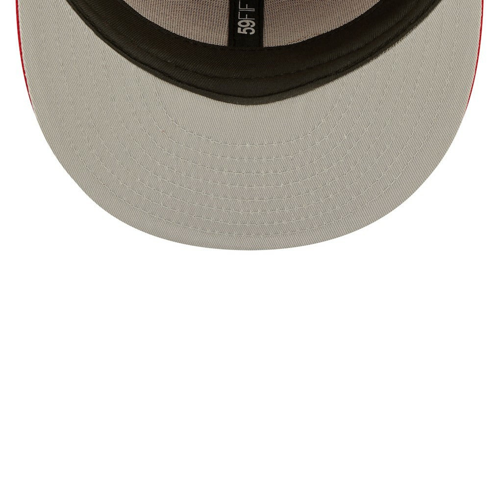 San Francisco 49ers New Era Flawless 59FIFTY Fitted Hat Scarlet - NFL