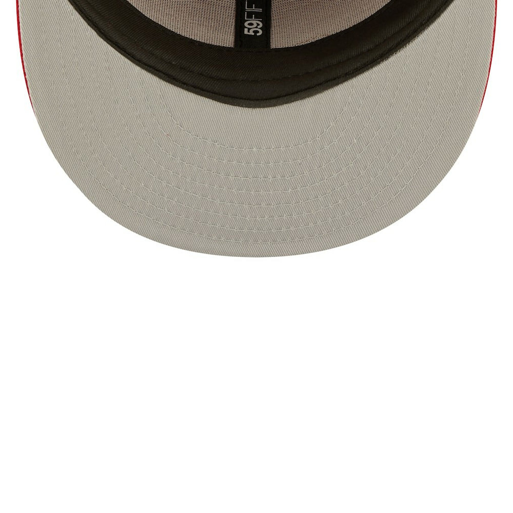 San Francisco 49ers New Era Flawless 59FIFTY Fitted Hat Scarlet - NFL