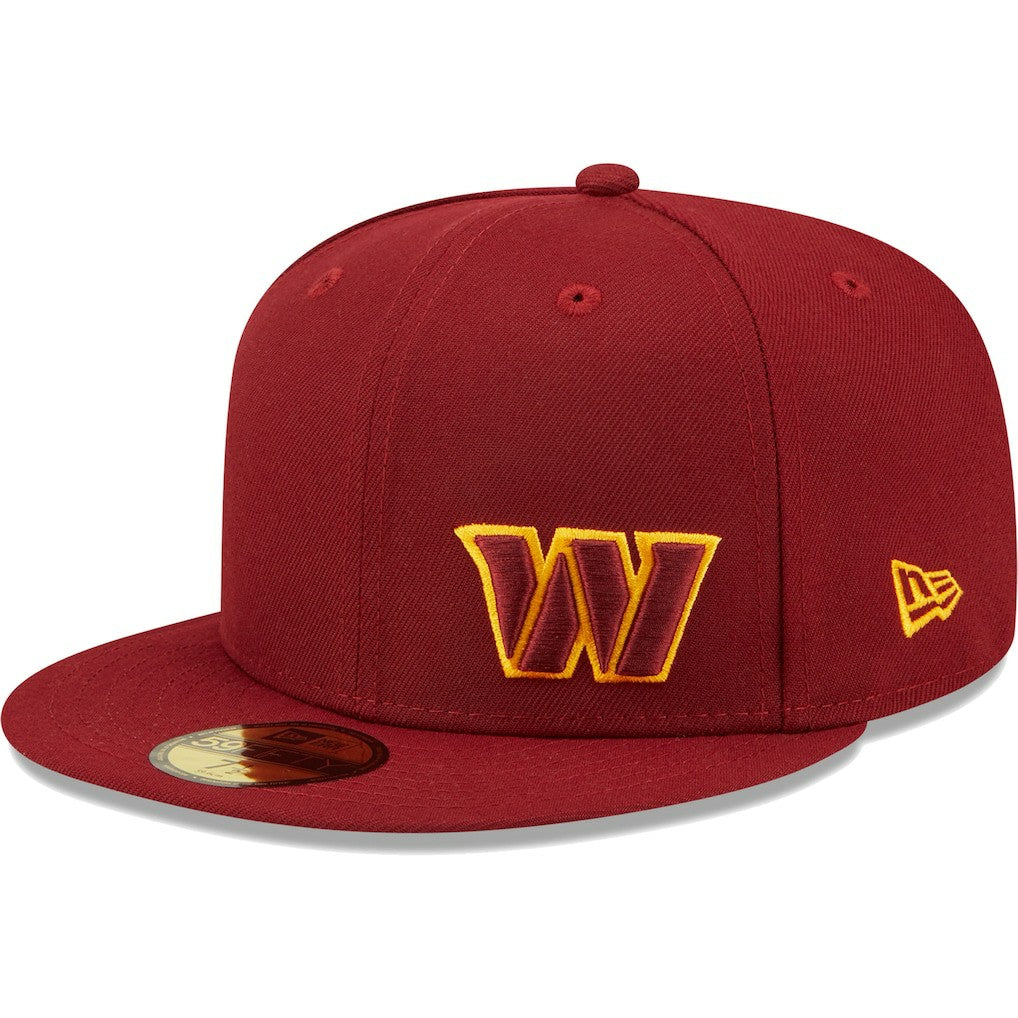 Washington Commanders New Era Flawless 59FIFTY Fitted Hat Burgundy - NFL