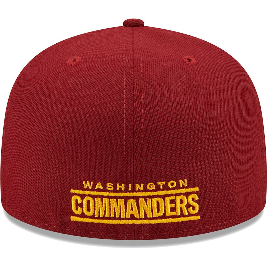 Washington Commanders New Era Flawless 59FIFTY Fitted Hat Burgundy - NFL