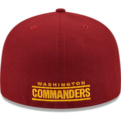 Washington Commanders New Era Flawless 59FIFTY Fitted Hat Burgundy - NFL