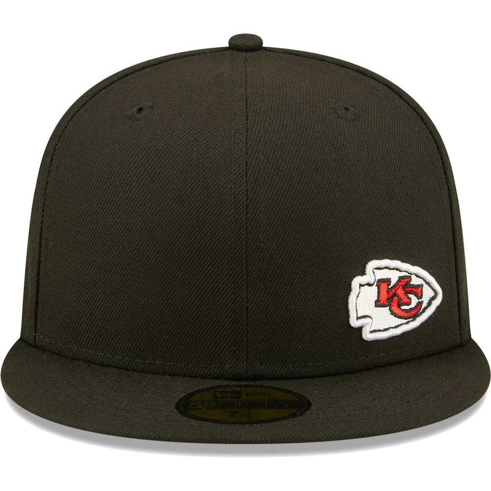 Kansas City Chiefs New Era Flawless 59FIFTY Fitted Hat Black - NFL