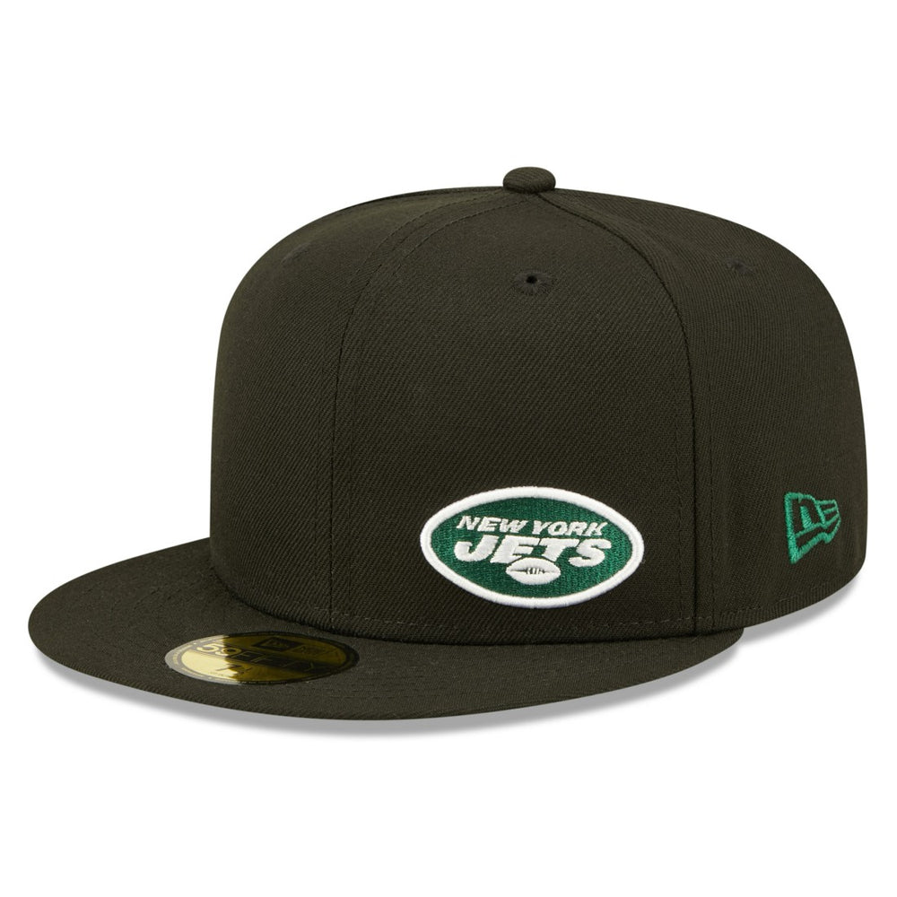 New York Jets New Era Flawless 59FIFTY Fitted Hat Black - NFL