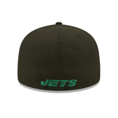 New York Jets New Era Flawless 59FIFTY Fitted Hat Black - NFL