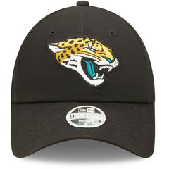 Jacksonville Jaguars New Era Women's Simple 9FORTY Adjustable Hat Black - NFL