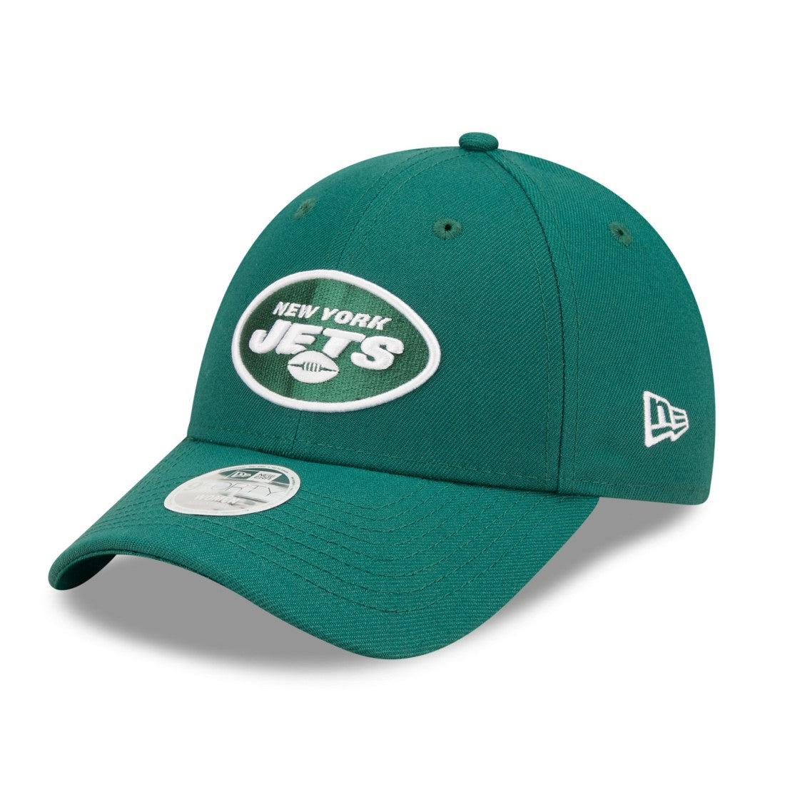 New York Jets New Era Women's Simple 9FORTY Adjustable Hat Green - NFL