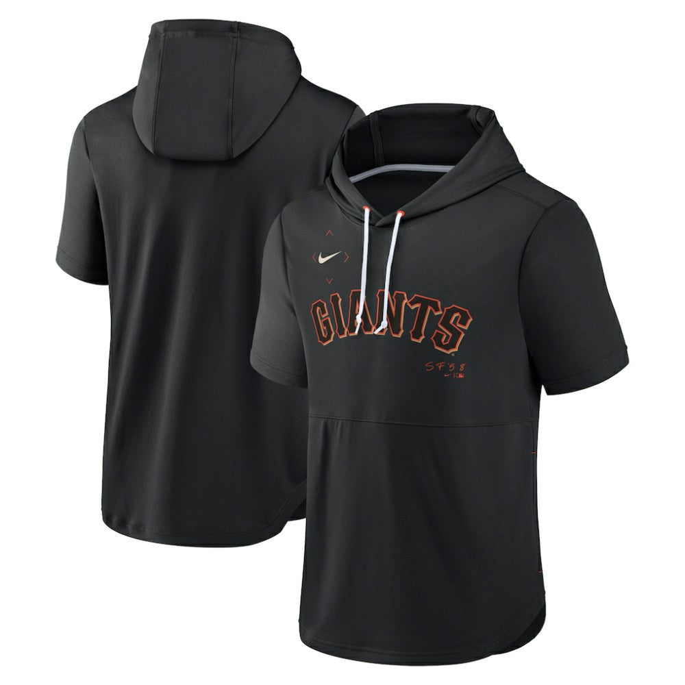 San Francisco Giants Nike Springer Short Sleeve Team Pullover Hoodie Sale