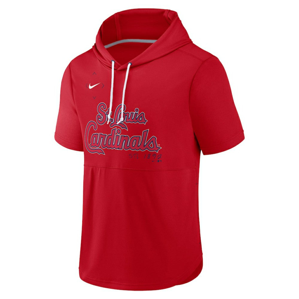 St. Louis Cardinals Nike Springer Short Sleeve Team Pullover Hoodie Near Me
