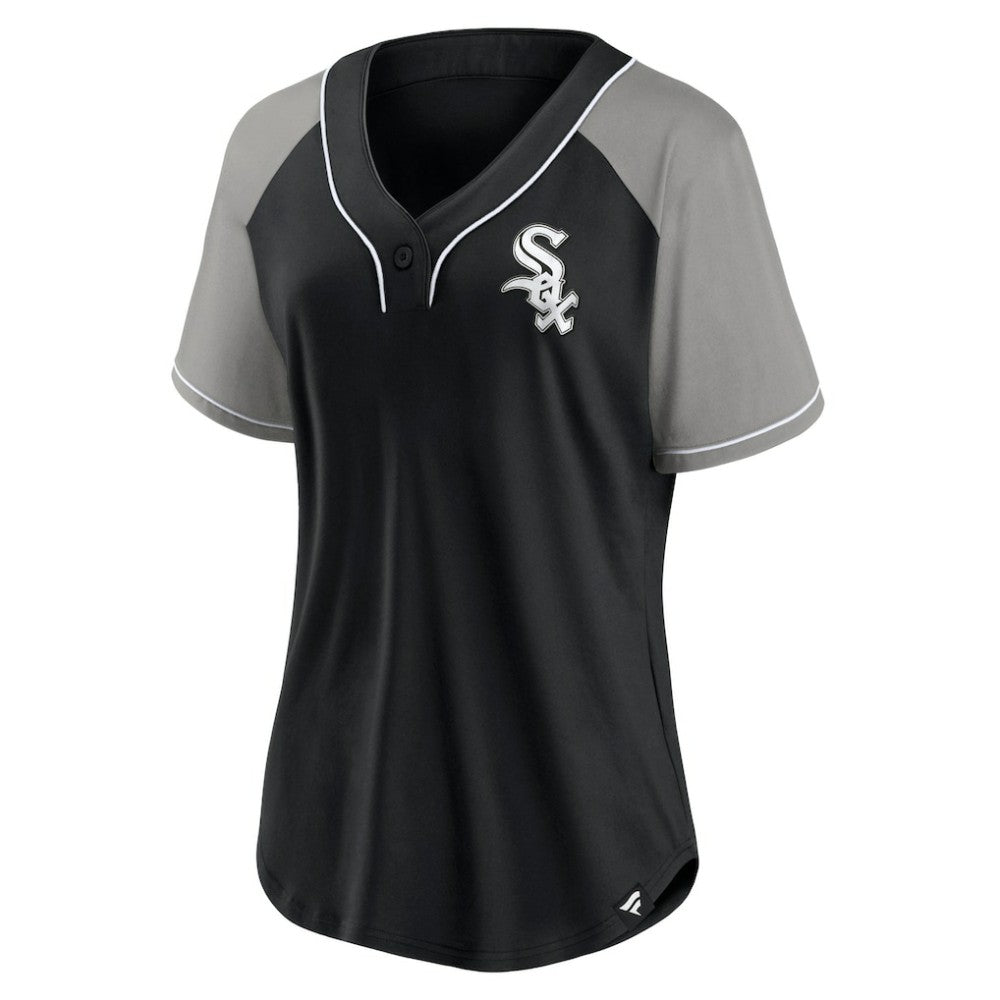 Chicago White Sox Fanatics Women's Ultimate Style Raglan V-Neck T-Shirt Sale