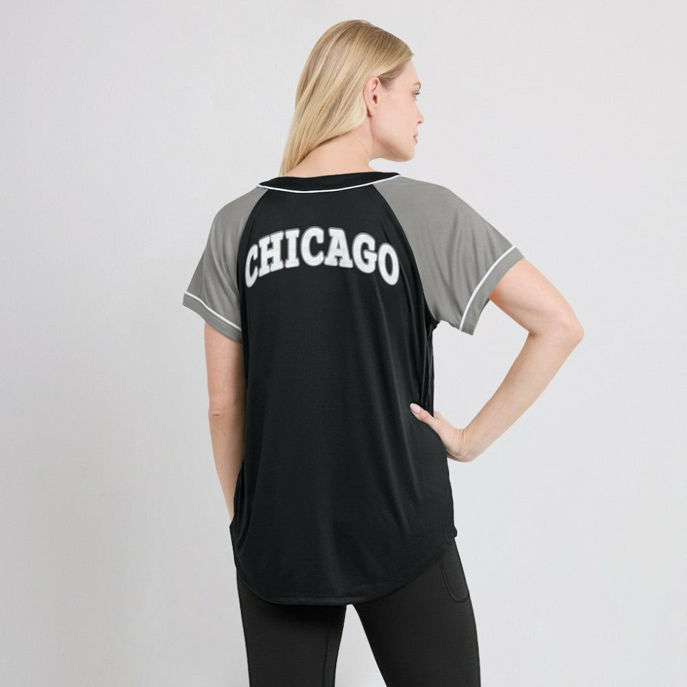 Chicago White Sox Fanatics Women's Ultimate Style Raglan V-Neck T-Shirt Sale