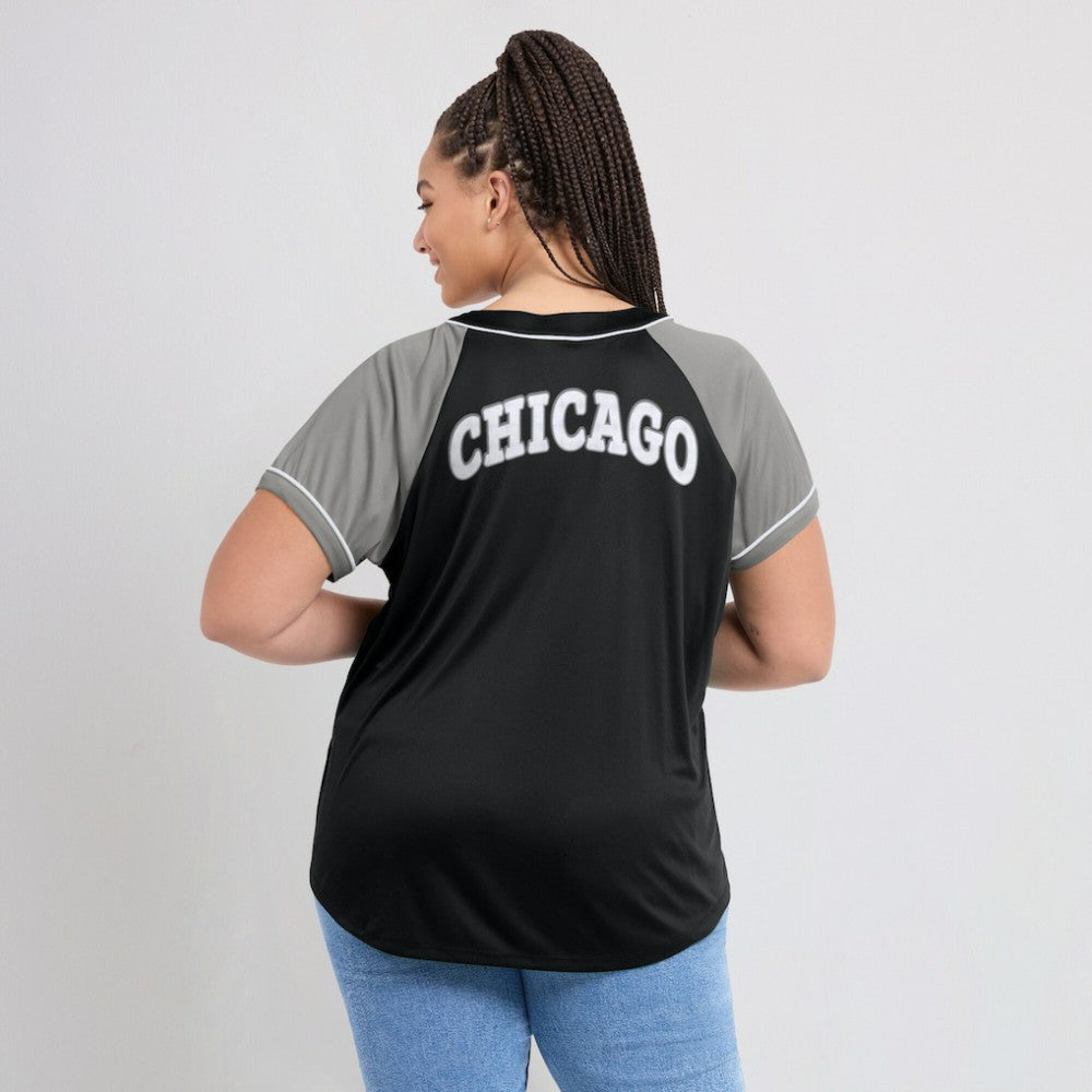 Chicago White Sox Fanatics Women's Ultimate Style Raglan V-Neck T-Shirt Sale