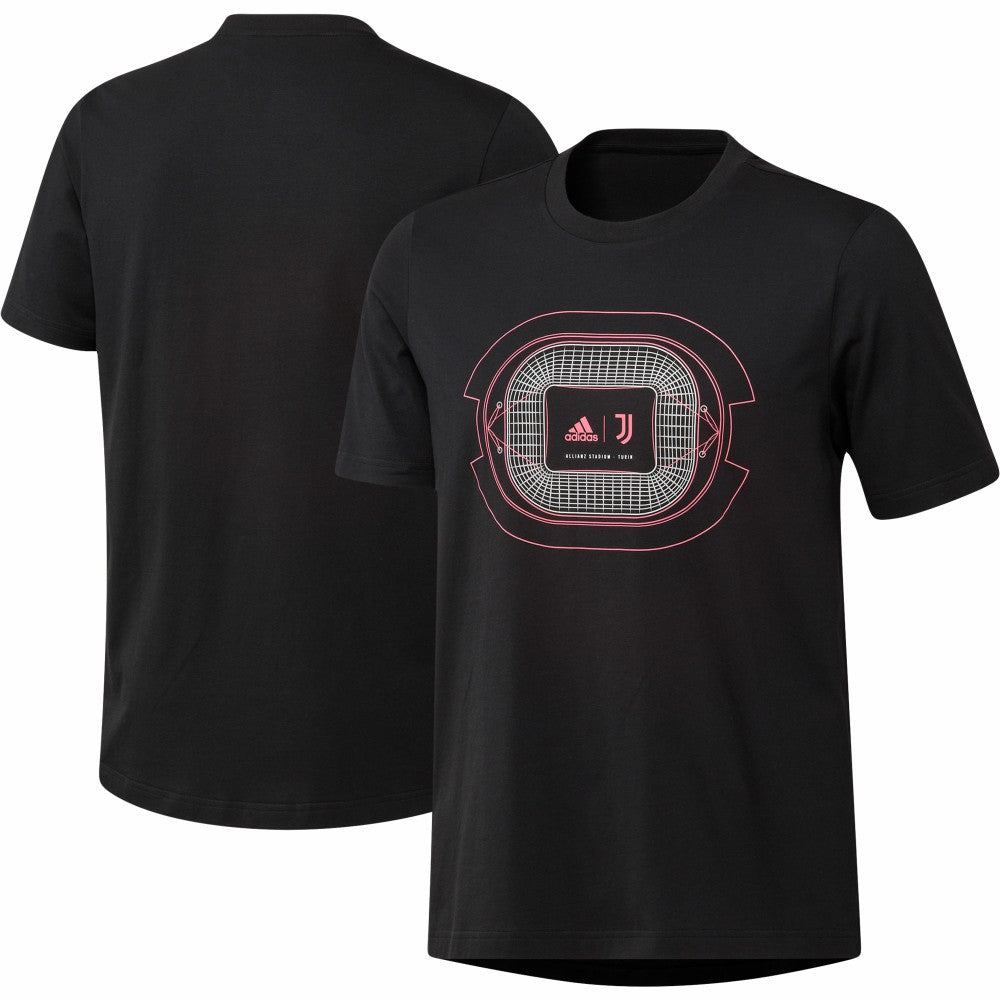 Adidas Juventus Male Graphic T-Shirts - Black