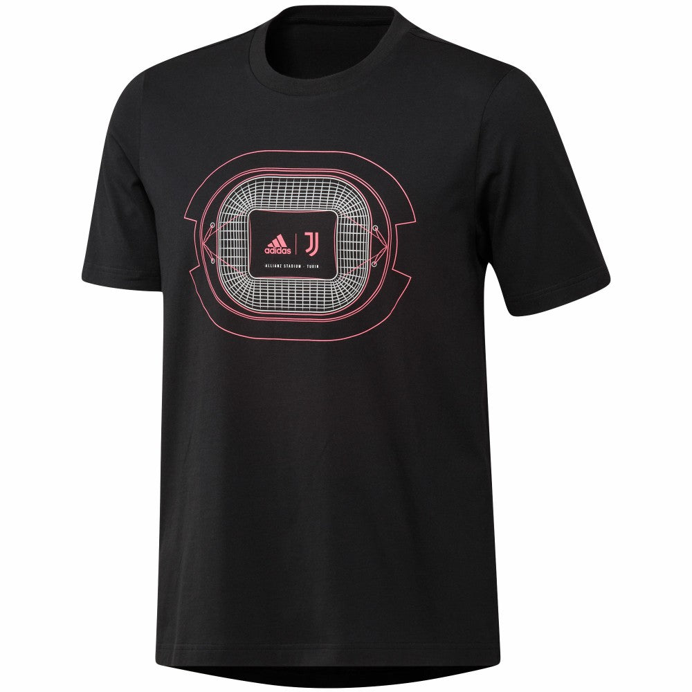 Adidas Juventus Male Graphic T-Shirts - Black