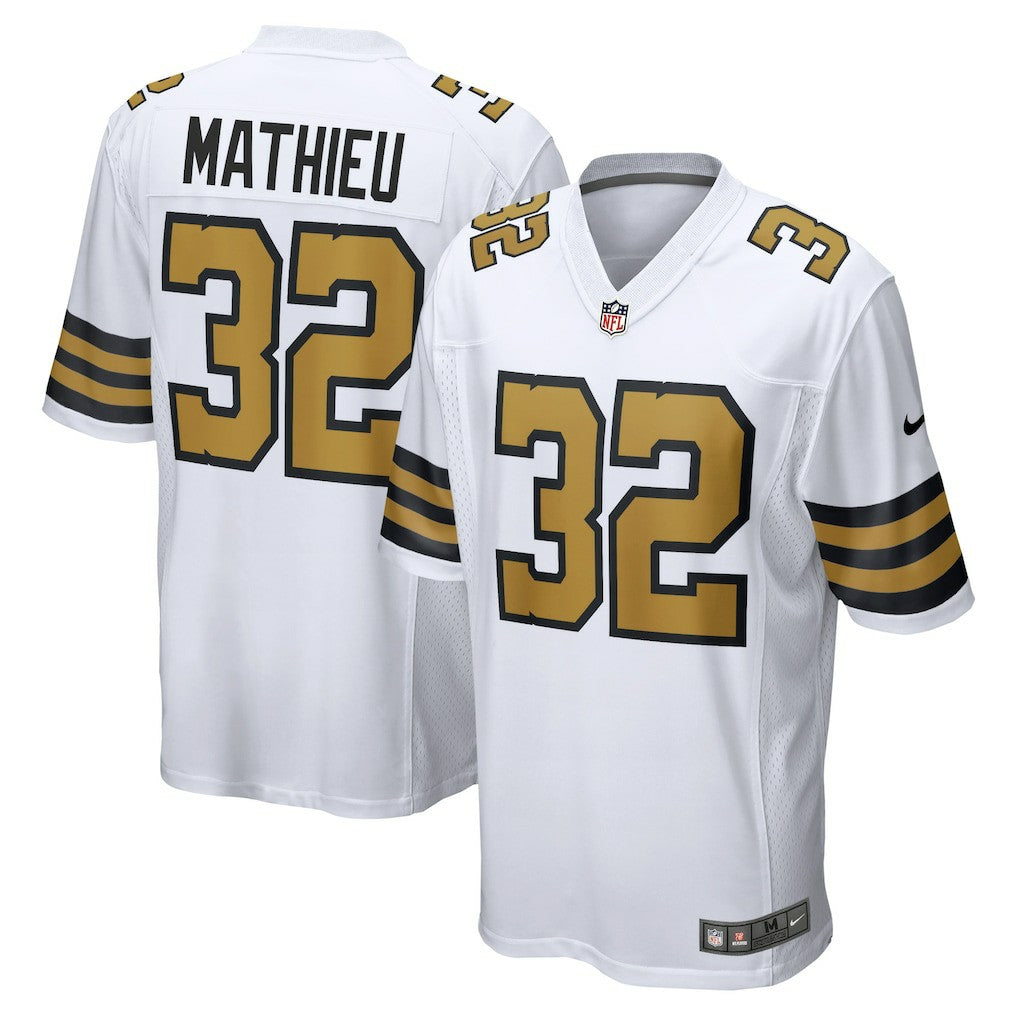 Tyrann Mathieu New Orleans Saints Alternate Game Jersey White - Nike