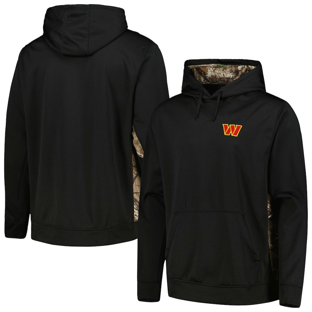 Washington Commanders Dunbrooke Logo Ranger Pullover Hoodie Black/Realtree Camo - NFL