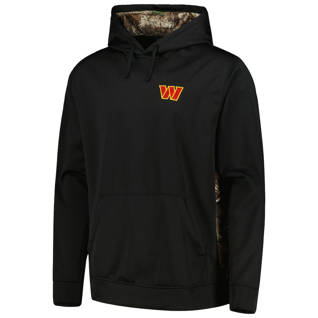 Washington Commanders Dunbrooke Logo Ranger Pullover Hoodie Black/Realtree Camo - NFL