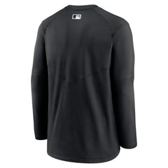 Miami Marlins Nike Authentic Collection Logo Performance Long Sleeve T-Shirt Online